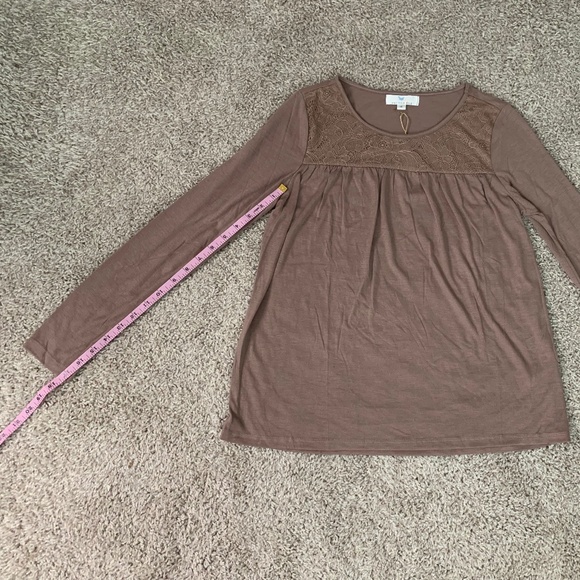 Peyton Bre size 14 brown top - Picture 6 of 11